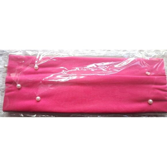 Lot of 2 Stretchy Headbands in Package Pink - Beads  Purple - Chain/Belt Design - Picture 5 of 6